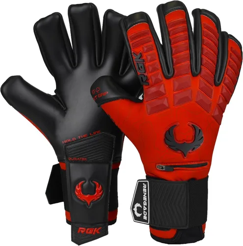 Miniatura 9 de Guantes profesionales de portero de fútbol Renegade GK Eclipse (tallas 6-12, nivel 5) Fingersaves y agarre EXT de 4 + 0.118 mm con sede en EE. UU