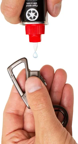 Miniatura 4 de SURVIVE Llavero de abrebotellas con encendido permanente de metal, encendido reutilizable para iniciar fuego de supervivencia, kit de emergencia