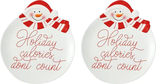 Miniatura 9 de Stephanie Imports Placa decorativa de cerámica con forma de autobús navideño de 10.0 in Feliz Navidad (autobús)