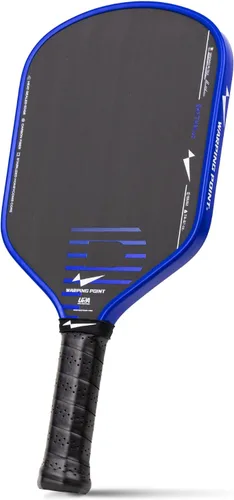 Warping Point Rhythm 16MM Pickleball Paddle, Carbon Fiber Paddle, Thermoformed Design with MaxCell Honeycomb Core, Design for Precision Control &