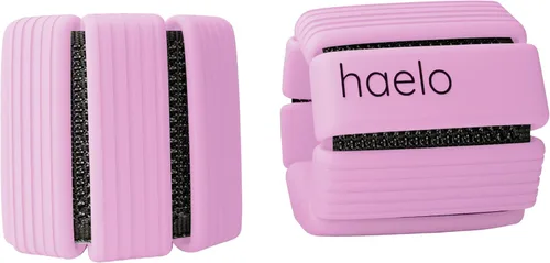 Miniatura 10 de Haelo Hoops - Juego de 2 pesas ajustables para muñeca y tobillo (1 libra cada una), para yoga, danza, barras, pilates, cardio, aeróbicos, caminar