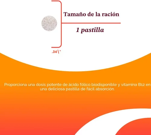 Miniatura 3 de Pastilla Active B12 con L-5-MTHF, 60 pastillas, fórmula médica, Seeking Health.