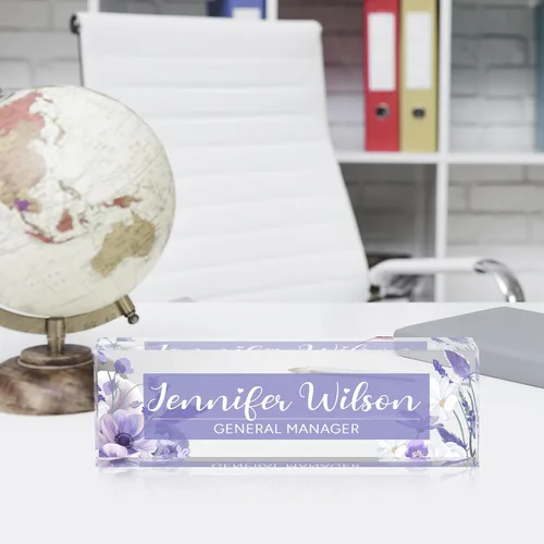 Miniatura 3 de Placa de identificación para escritorio, decoración de oficina personalizada para mujeres y hombres, accesorios acrílicos, regalos de agradecimiento
