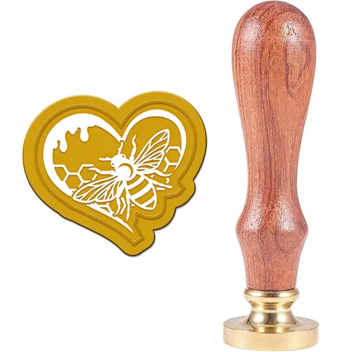 Miniatura 15 de CRASPIRE Monstera - Sello de cera de hojas para sellar plantas, retro, vintage, extraíble, latón, cabeza con mango de madera, para invitaciones