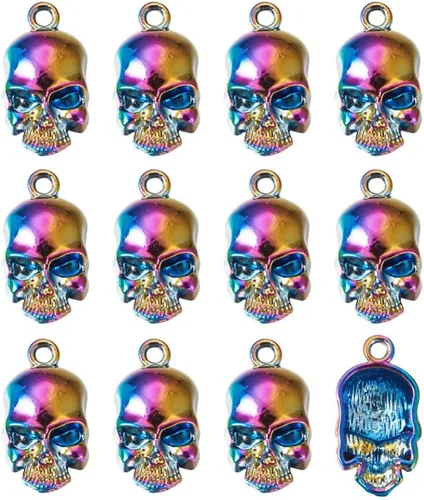 Miniatura 9 de Cheriswelry Colgantes de aleación con tema de Halloween para hacer collares, pulseras y aretes de bricolaje, Metal, No es una piedra preciosa