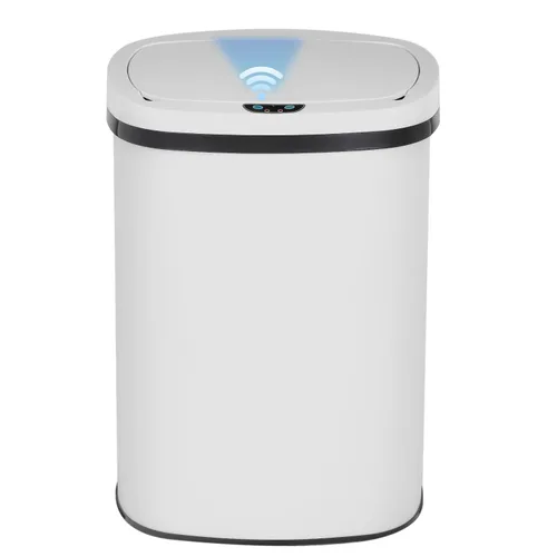 Miniatura 10 de PayLessHere Basurero automático de cocina con tapa, de 50 litros, 13 galones, sin tacto, de acero inoxidable cepillado, de alta capacidad