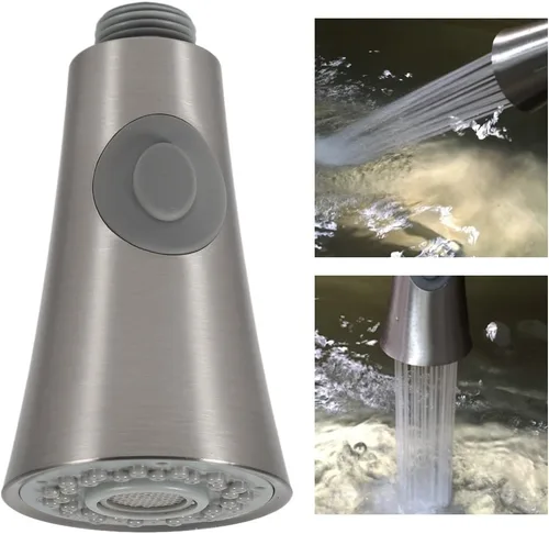Cabezal de pulverización de grifo abatible, boquilla rociadora de grifo de fregadero de cocina simple en ángulo, cabezal de grifo de repuesto para