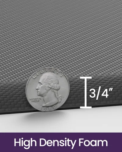 Miniatura 2 de DEXI Tapete de cocina acolchado antifatiga, extra largo, grande, cómodo, impermeable, de espuma viscoelástica, antifatiga, para escritorio, oficina