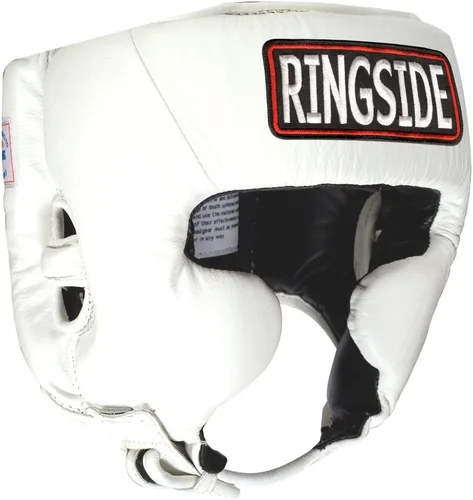 Ringside, Muay Thai, MMA, casco con protección para enfrentamiento de boxeo con laterales Blanco