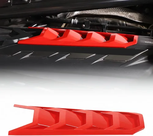Miniatura 9 de Cubierta de cubierta de cubierta de motor compatible con Chevrolet Corvette C8 2020-2023, cubierta de motor de borde, accesorios C8, 1 unidad