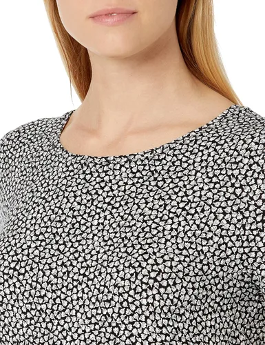 Miniatura 4 de Tienda Essentials Camiseta estilo túnica de manga corta para mujer, paquete de 2