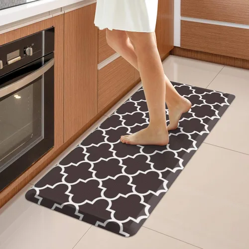 Miniatura 51 de WISELIFE - Tapete antifatiga para piso de 4/5 pulgadas, tapete de cocina antideslizante, impermeable, resistente, ergonómico, cómodo, duradero