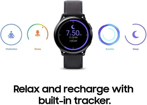 Miniatura 7 de Samsung Galaxy Watch Active 2 (1.575 pulgadas, GPS, Bluetooth) Reloj inteligente con monitoreo avanzado de salud, seguimiento de fitness y batería