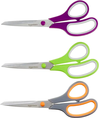 Miniatura 4 de KitchenAid Tijeras de cocina multiusos con funda protectora para uso diario, tijeras de acero inoxidable aptas para lavavajillas con agarre cómodo