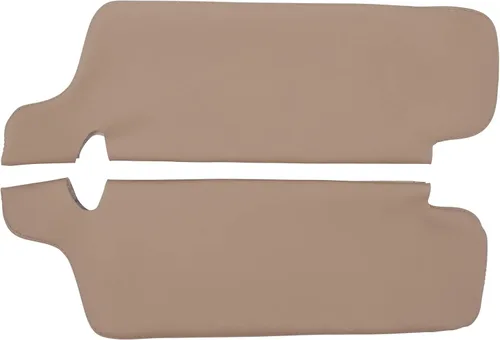 Miniatura 3 de MOTOKU Par de Viseras Solares de Microfibra de Color Beige para el Lado del Conductor Izquierdo y del Pasajero Derecho, Reemplazo para Ford Mustang