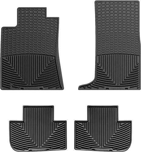 WeatherTech Alfombrillas para todo tipo de clima para Cadillac CTS-V, CTS - 1ª y 2ª fila (W93-W193), color negro