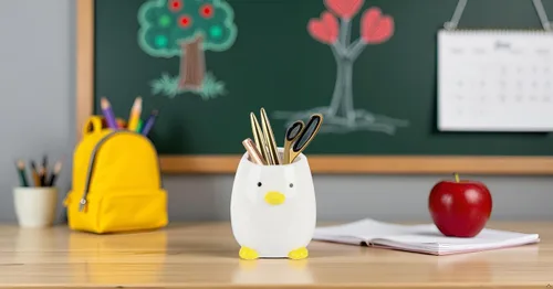 Miniatura 6 de Vaso de cepillo de dientes para niños, duradero y resistente a la decoloración para almacenamiento de escritorio de baño, hotel y oficina