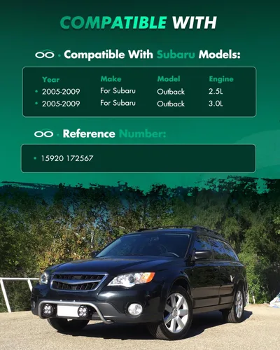 Miniatura 4 de SCITOO Conjunto de amortiguadores de resorte para Subaru Outback 2005-2009 con 15920 172567 - Juego de 2