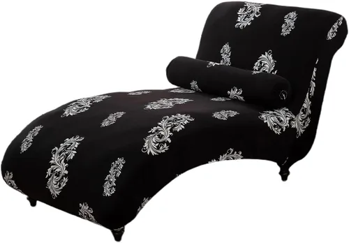 Miniatura 43 de Funda para tumbona sin brazos, funda elástica estampada para sofá reclinable, fundas elásticas para tumbonas para sala de estar, dormitorio, 13