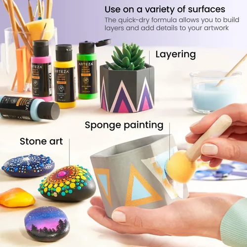 Miniatura 3 de ARTEZA ARTZ-3684 - Pinturas artísticas, A002 Koala Gray Craft
