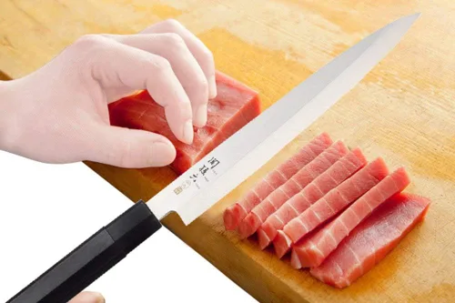 Miniatura 2 de Seki Magoroku Cuchillo japonés para sushi sashimi Yanagi 8.268 in ST