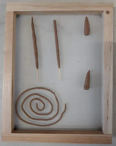 Miniatura 8 de Polvo de Joss (aglutinante de incienso natural) y molde de cono de incienso
