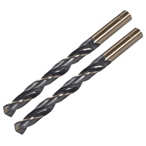 Miniatura 14 de uxcell 24 brocas de vástago recto, 0.118 in, titanio dorado y nitruro negro, acero de alta velocidad (HSS) 4341 con vástago de 0.118 in