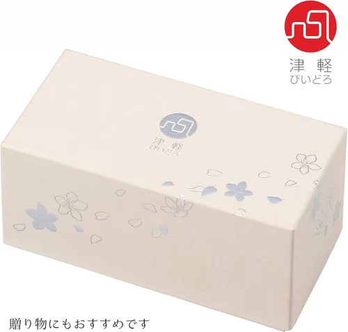Miniatura 4 de ADERIA Tsugaru Vidro - Juego de gafas Sakura Sakura, rosa, azul, juego de par, caja de regalo, fabricadas en Japón (taza de sake)