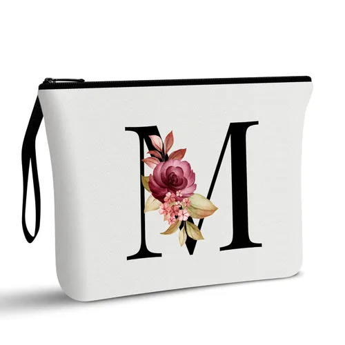 Miniatura 216 de Vavabox A-Z Bolsa de Maquillaje Personalizada, Regalos de Cumpleaños para Mujeres y Mamá, Regalos para la Mejor Amiga, Bolsa de Cosméticos