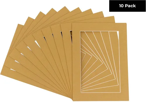 Miniatura 281 de 8.5x11 Mat for 11x14 Frame - Precut Mat Board Acid-Free Brown 8.5x11 Photo Matte Made to Fit a 11x14 Picture Frame, Premium Matboard for Family
