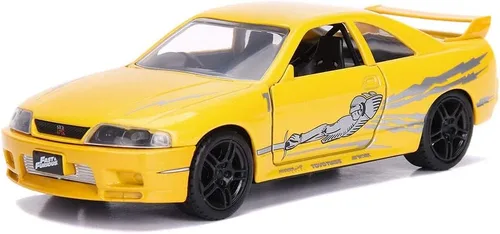 Jada Fast & Furious 1:32 Leon's Nissan Skyline GT-R (BCNR33) - Auto fundido a presión, juguetes para niños y adultos