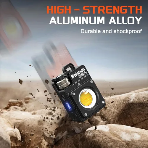 Miniatura 7 de MyCompix - Linterna de camping portátil, linterna LED ajustable de 3500 lúmenes, recargable con tiempo de funcionamiento y pantalla de 2.5 a 15