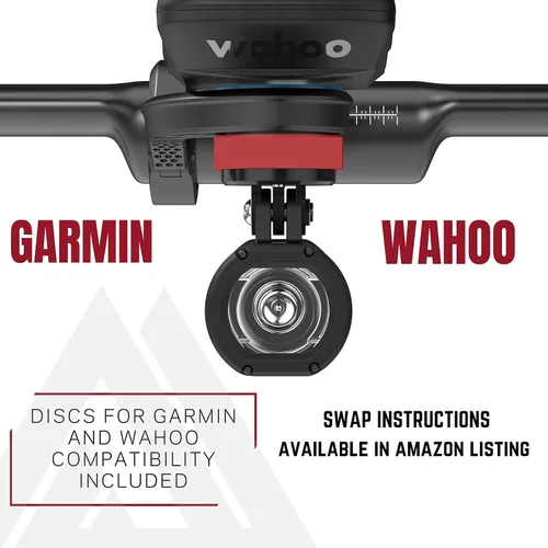 Miniatura 4 de KOM Cycling CM06 Soporte de computadora GoPro de liberación rápida para computadoras Wahoo y Garmin Bike más paquete de adaptador TG03 GoPro