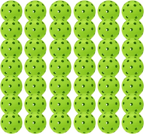 Miniatura 21 de Paquete de 6 pelotas de pickleball deportivas para exteriores - 40 pelotas de pickleball - Bolas de pickleball de EE. UU. aprobadas por USAPA