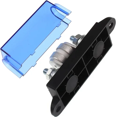 Miniatura 4 de ZOOKOTO Bloque de Fusibles 150VDC IR10KA 80A Clase T con Portafusible de 80 Amperios, Compatible con Inversores y Aparatos de Alta Potencia