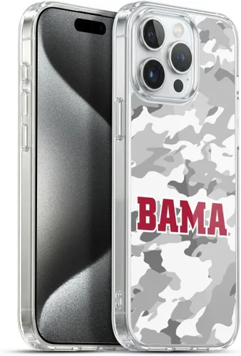 Miniatura 302 de Head Case Designs Funda de gel suave con licencia oficial de la Universidad de Alabama UA Collage compatible con Apple iPhone 13 Pro Max
