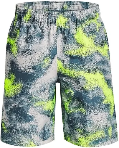 Miniatura 3 de Under Armour Pantalones cortos estampados UA Woven para niños