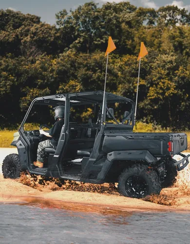 Miniatura 8 de KEMIMOTO 2 soportes para luz de látigo UTV, soportes de barra de luz, antena CB, compatible con Polaris Ranger General Can-Am Defender Commander
