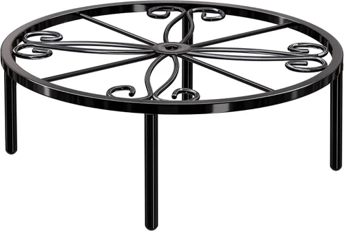 bussdis Soporte corto para plantas de 10.24 pulgadas, soporte resistente para macetas, soporte para plantas en maceta, estante de metal antioxidante