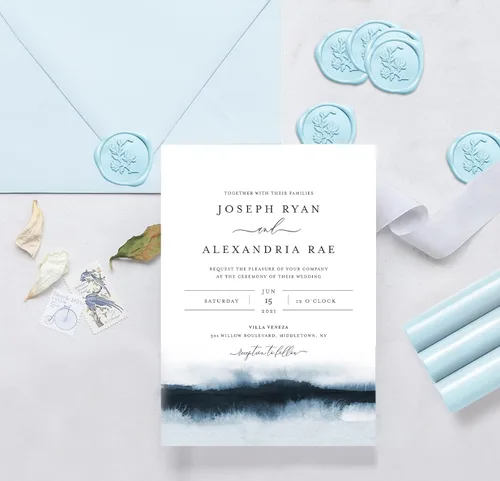 Miniatura 3 de UNIQOOO Barras de Cera de Sellado Azul Claro para Pistola de Pegamento para Sello de Cera - Perfecto para Invitaciones de Boda, Tarjeta