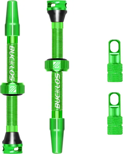 Miniatura 10 de BUCKLOS Vástago de válvula Presta sin cámara 40/44/55/60/65/80/100 mm, kit de vástago de válvula con herramienta de extracción de núcleo para Varios