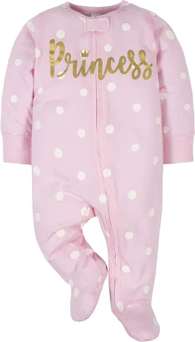 Miniatura 2 de Gerber Baby Girls 4 Pack Sleep N Play Footie