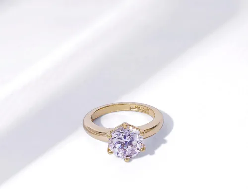 Miniatura 4 de Tienda Essentials Sterling Silver Solitaire Ring set with Round Infinite Elements Cubic Zirconia (previously Tienda Collection)