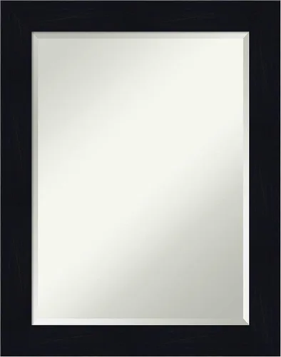 Miniatura 16 de Amanti Art Espejo de baño azul para sobre el fregadero, espejo de tocador rectangular azul marino Shiplap de 24 x 20 pulgadas, marco de madera