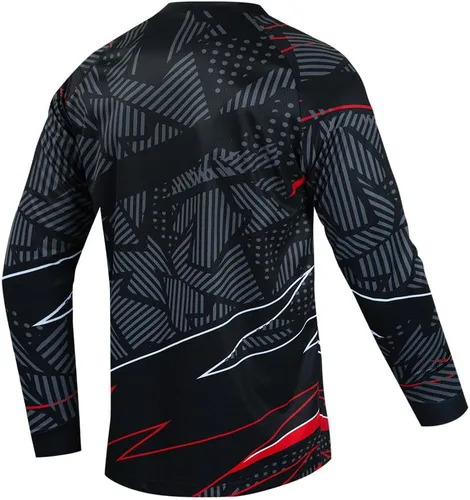 Miniatura 38 de Hotlion Camiseta de ciclismo para hombre, manga larga, MTB Motocross, ropa de carreras todoterreno