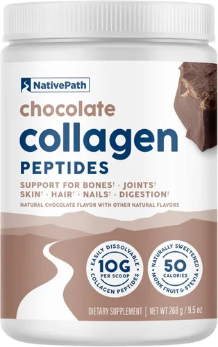 NativePath Péptidos de colágeno - Colágeno hidrolizado tipo 1 y 3. Proteína en polvo keto y paleo alimentada con pasto para cabello, piel, uñas,