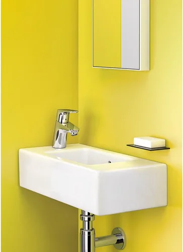 Miniatura 2 de hansgrohe Focus Modern 04370000 - Grifo de lavabo de baño de 1 manija y 1 5 pulgadas de alto, fácil de limpiar, cromado