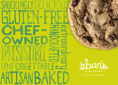 Miniatura 8 de Eban's Galletas frescas horneadas sin gluten, 24 galletas grandes (2 cajas de 12), suaves y masticables, envueltas individualmente, gourmet, sin