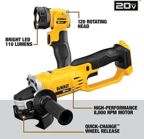 Miniatura 17 de DEWALT - Juego combinado de 9 herramientas eléctricas 20V MAX, herramientas eléctricas inalámbricas con 2 baterías y cargador (DCK940D2)