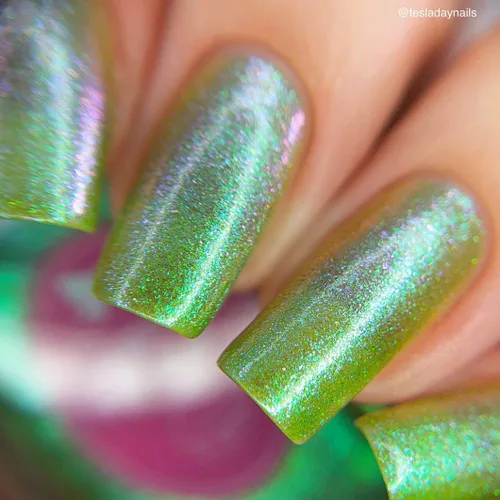 Miniatura 5 de Eldhraun - Esmalte de uñas verde guisante que cambia de esmalte de uñas por Cupcake Polish
